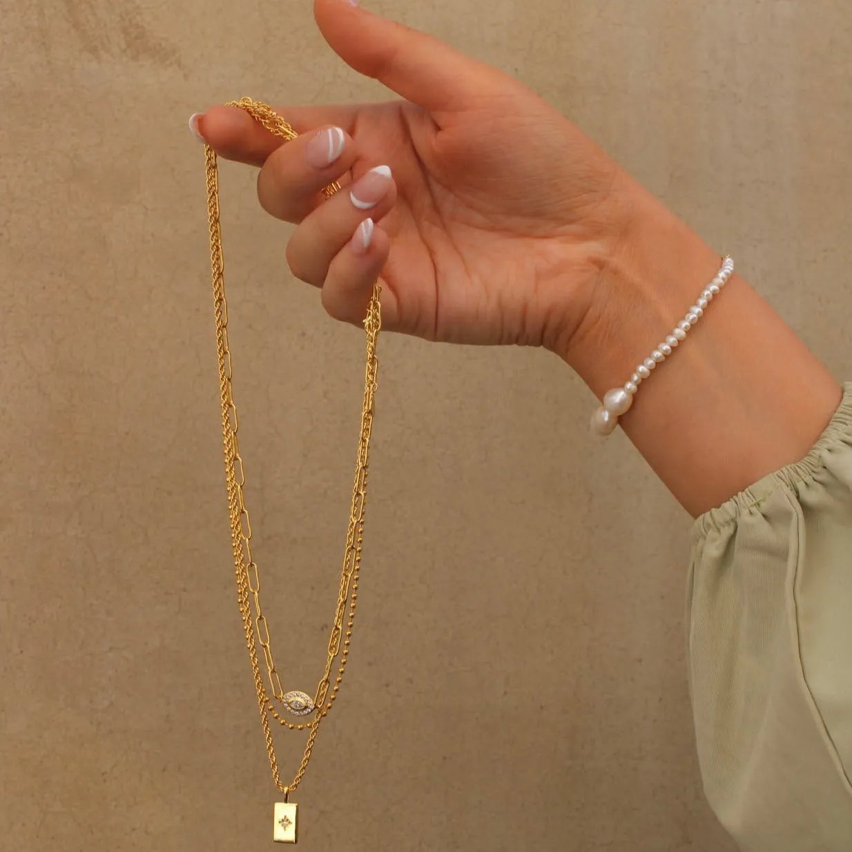 Emerson Evil Eye Chain Necklace