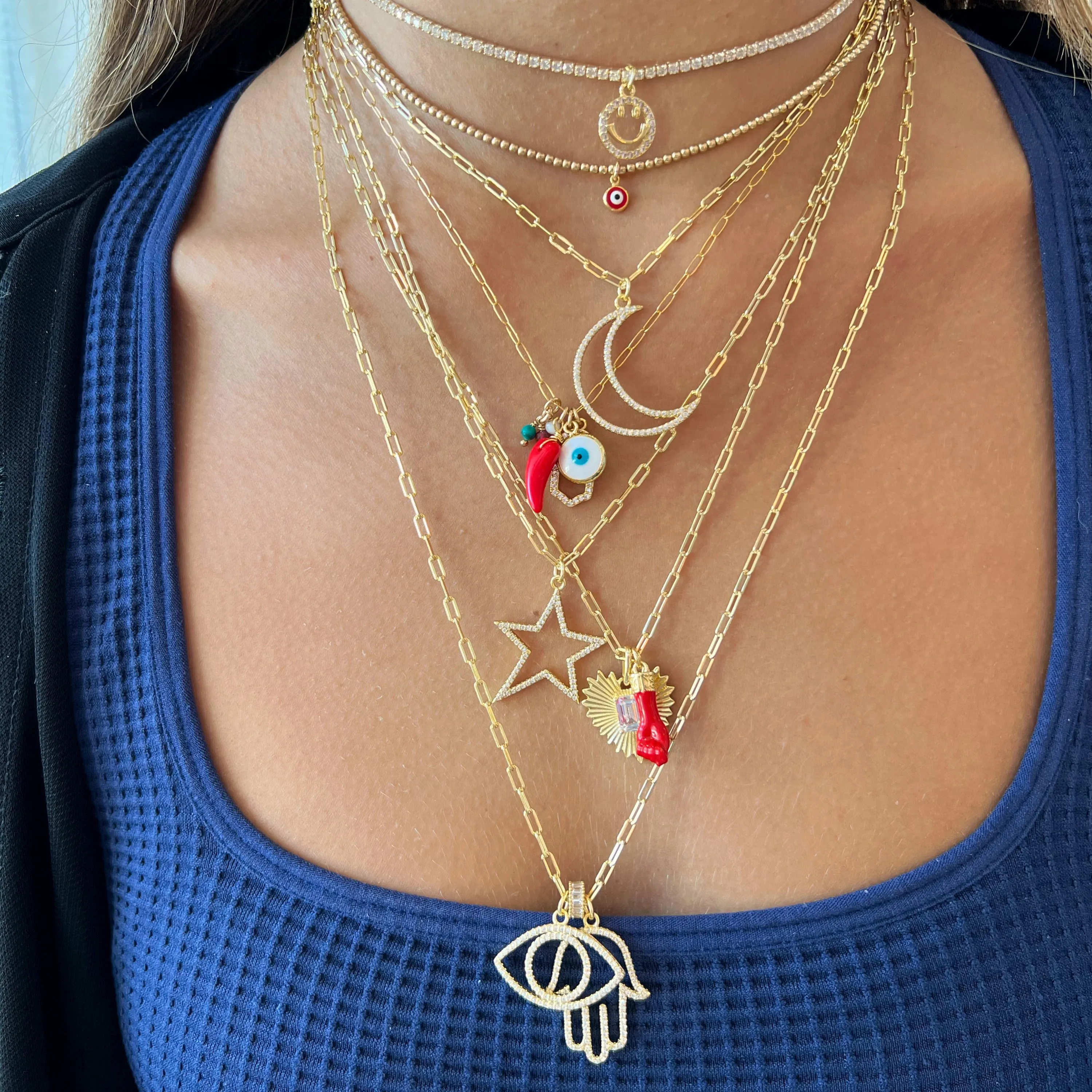 Multi Charms Necklace
