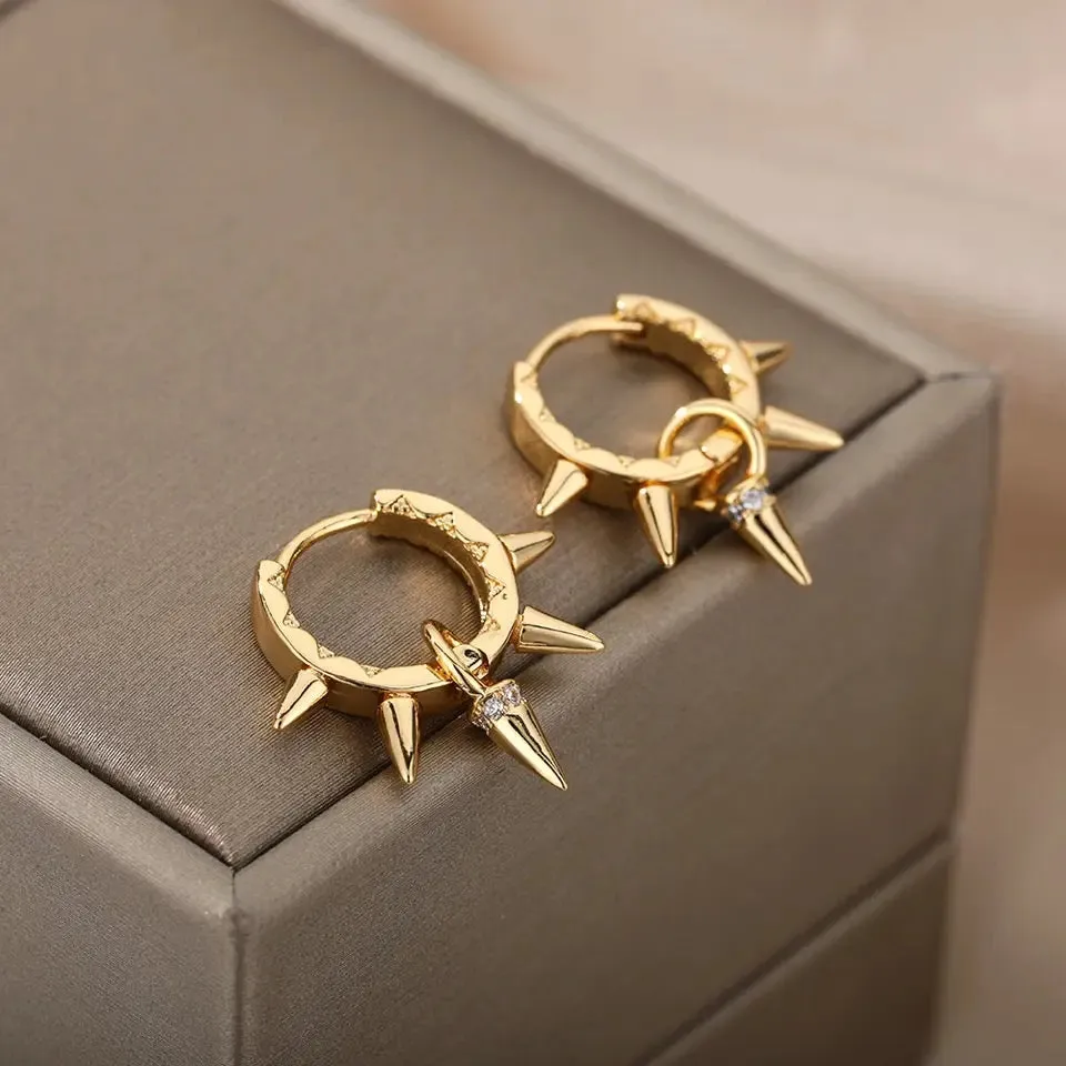 Punk Hoop Earrings